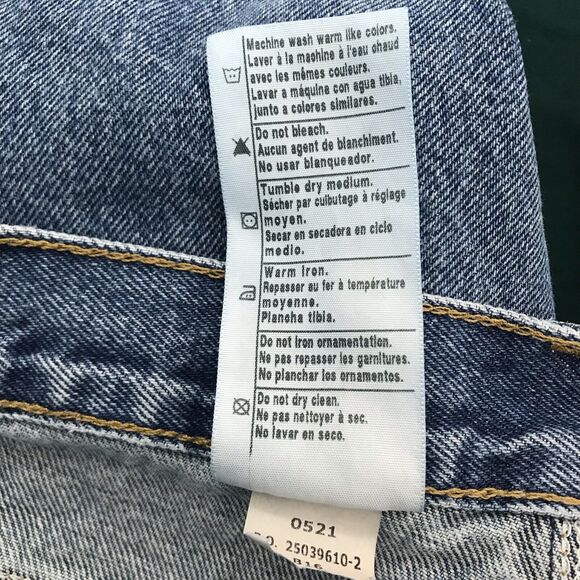 Carhartt Jeans Men’s 42x30 Work Heavy Duty Blue Denim 100% Cotton Distressed - Picture 10 of 10